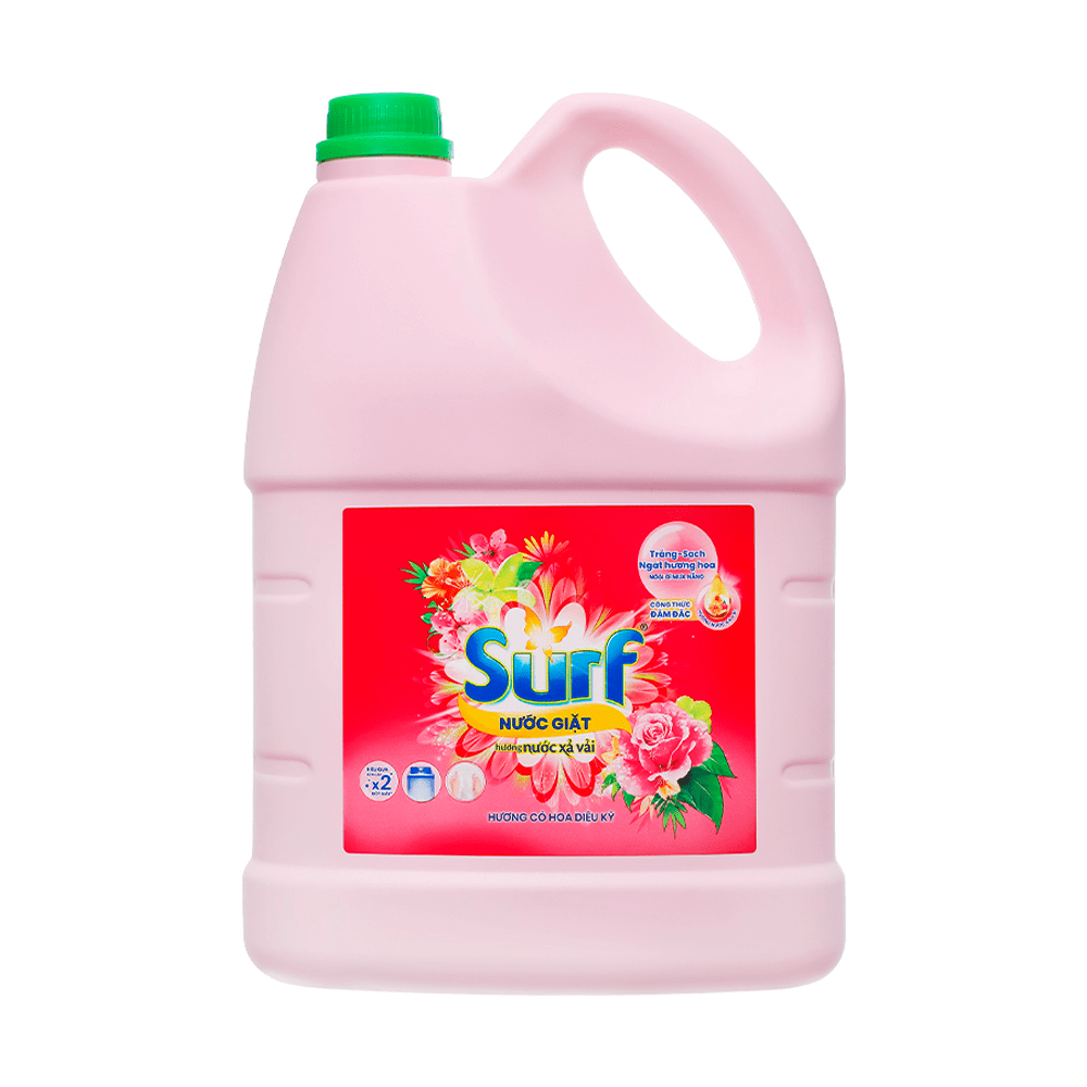 Surf Liquid Detergent Floral 3.6kg x 3 cans